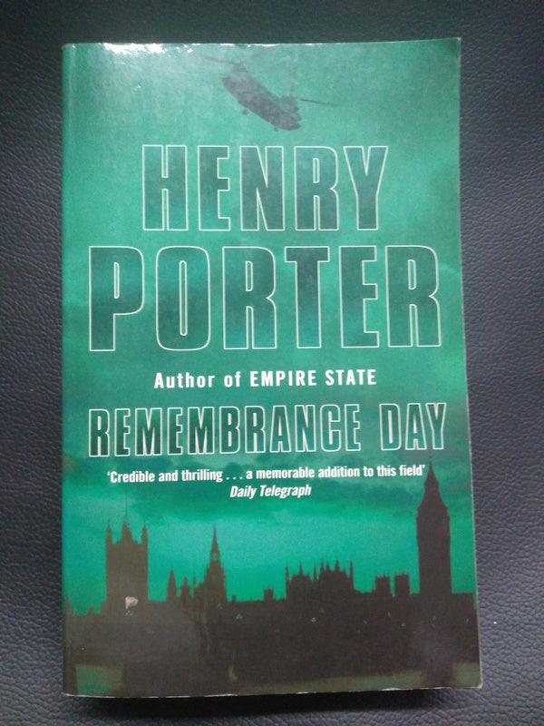 Front Cover Of Remembrance Day (Henry Porter))