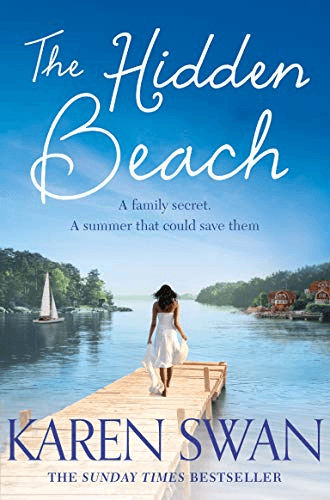 Front Cover Of The Best-Selling Book The Hidden Beach Karen Swan