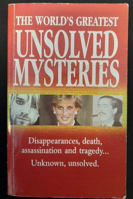 Front Cover Of The World Greatest Unsolved Mysteries (Large Paperback))